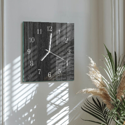 Orologio quadrato Legna