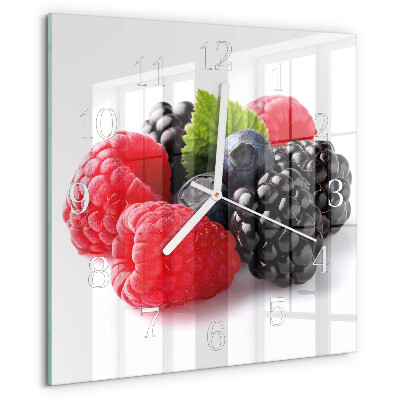 Orologio quadrato Frutti di bosco