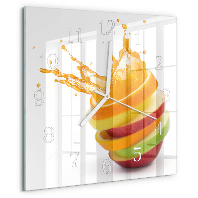 Orologio quadrato Frutta