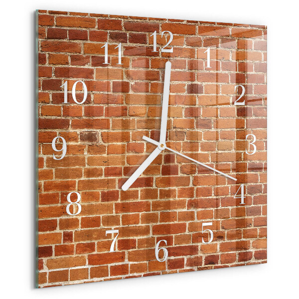 Orologio quadrato Muro di mattoni