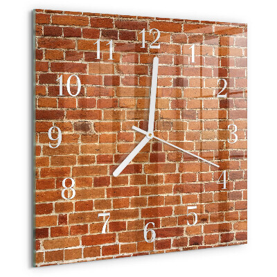 Orologio quadrato Muro di mattoni