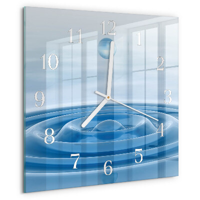 Orologio quadrato Acqua