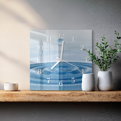 Orologio quadrato Acqua