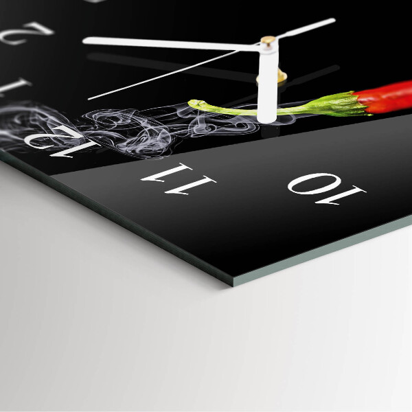 Orologio quadrato peperoncino
