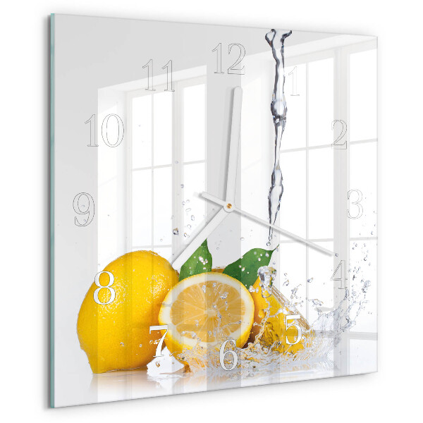 Orologio quadrato limoni