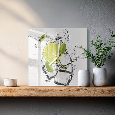 Orologio quadrato Carbonato di calcio