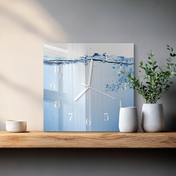 Orologio quadrato Acqua