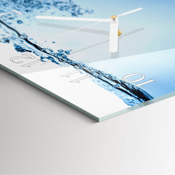 Orologio quadrato Acqua