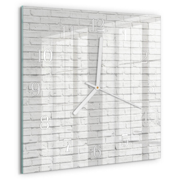 Orologio quadrato Muro di mattoni