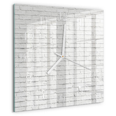 Orologio quadrato Muro di mattoni
