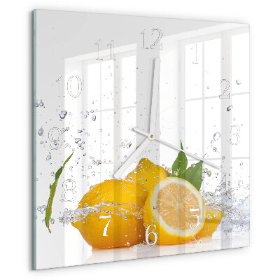 Orologio quadrato limoni