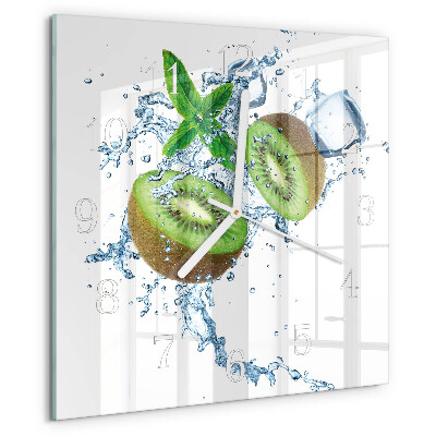 Orologio quadrato kiwi