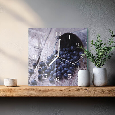 Orologio quadrato Mirtilli