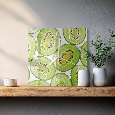 Orologio quadrato kiwi