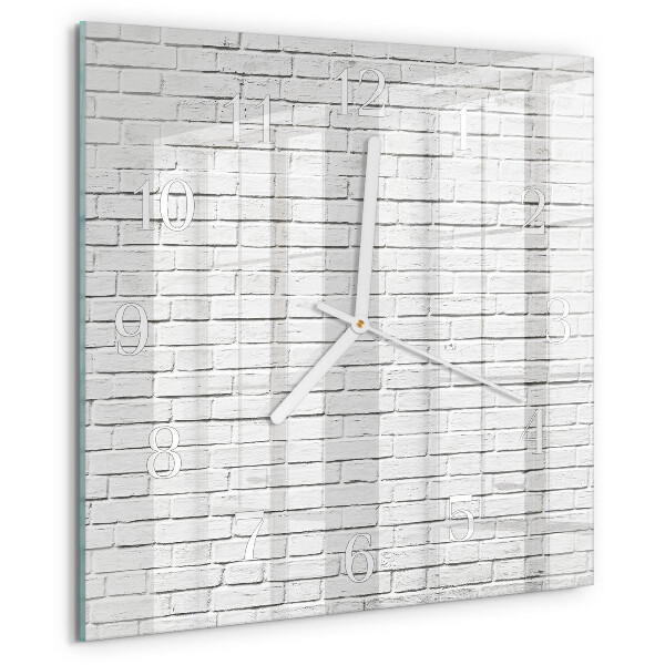 Orologio quadrato Muro di mattoni