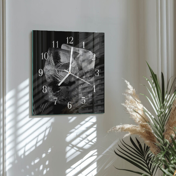Orologio quadrato cubetti di ghiaccio