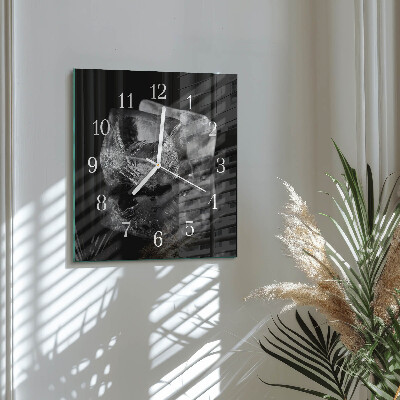 Orologio quadrato cubetti di ghiaccio