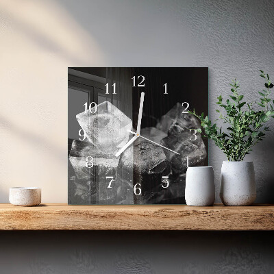 Orologio quadrato cubetti di ghiaccio