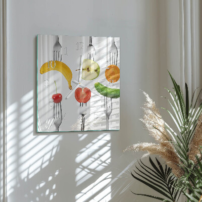 Orologio quadrato Frutta