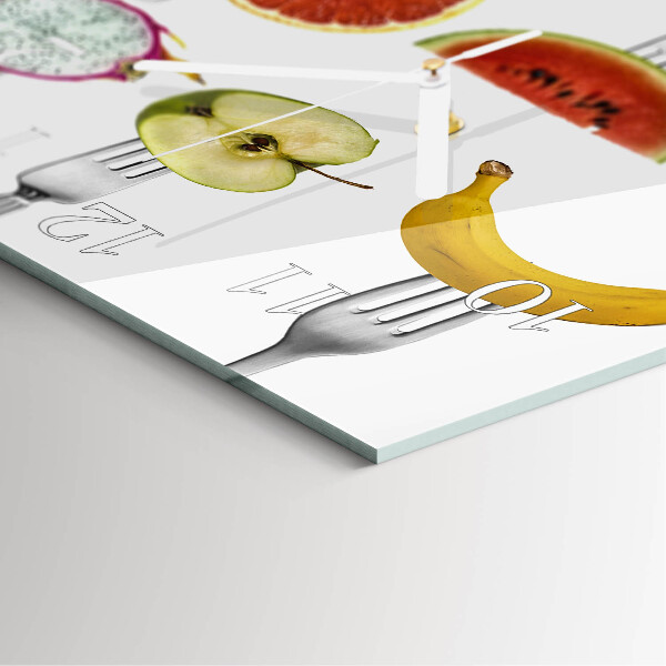 Orologio quadrato Frutta