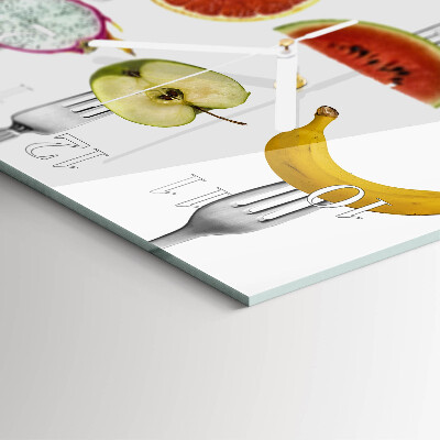Orologio quadrato Frutta