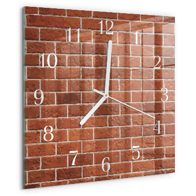 Orologio quadrato Muro di mattoni