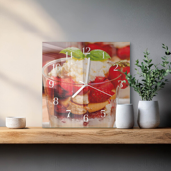 Orologio quadrato Frutta