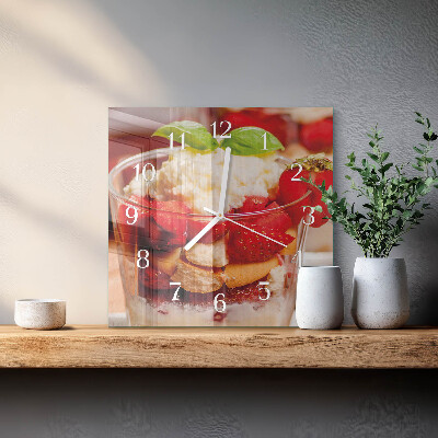 Orologio quadrato Frutta