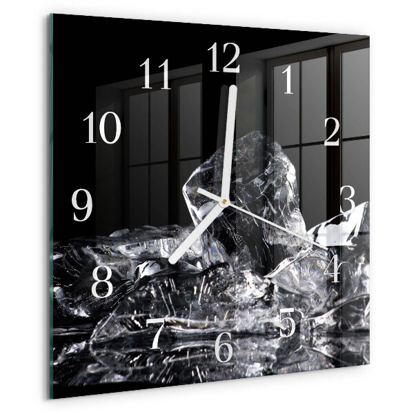 Orologio quadrato cubetti di ghiaccio