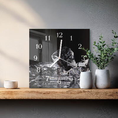 Orologio quadrato cubetti di ghiaccio