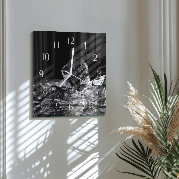 Orologio quadrato cubetti di ghiaccio