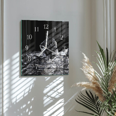 Orologio quadrato cubetti di ghiaccio
