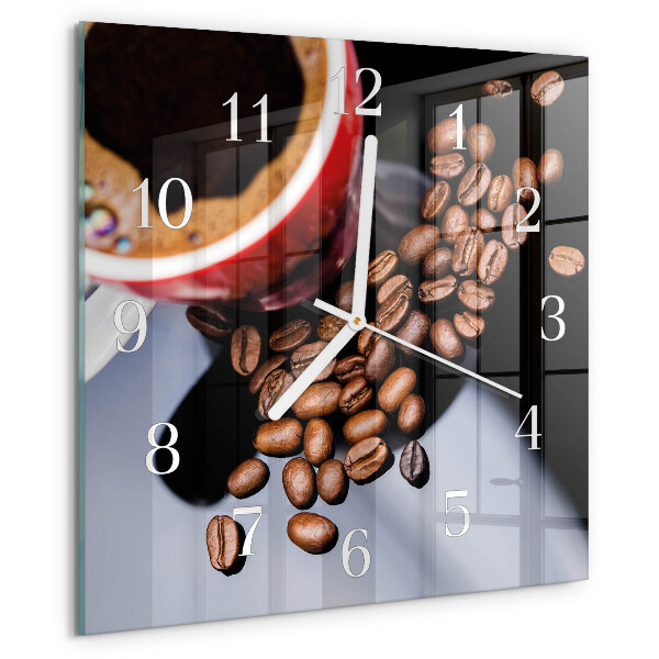 Orologio quadrato Tazza di caffè