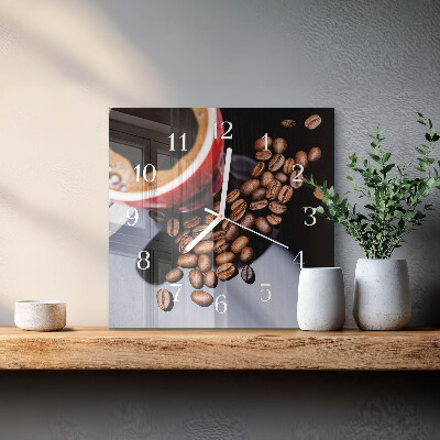 Orologio quadrato Tazza di caffè