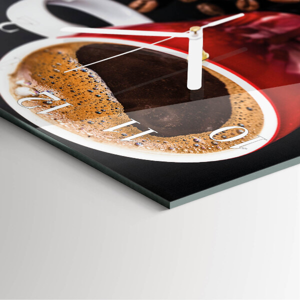 Orologio quadrato Tazza di caffè