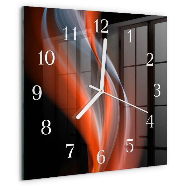 Orologio quadrato Onde di luce