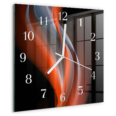 Orologio quadrato Onde di luce