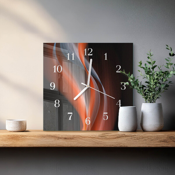 Orologio quadrato Onde di luce