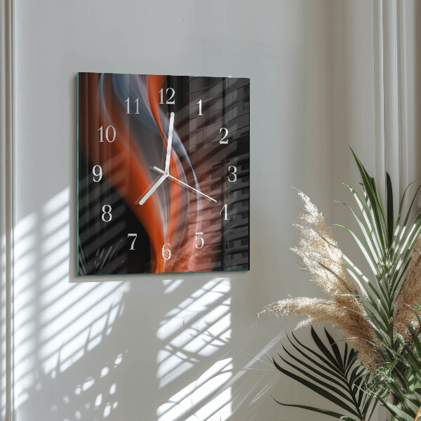 Orologio quadrato Onde di luce