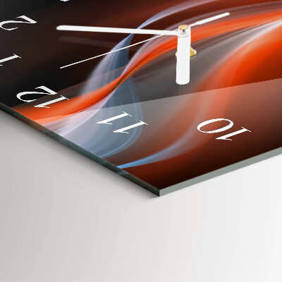 Orologio quadrato Onde di luce