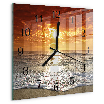 Orologio quadrato Spiaggia Mare