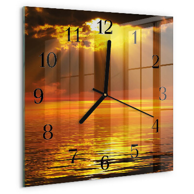Orologio quadrato Tramonto