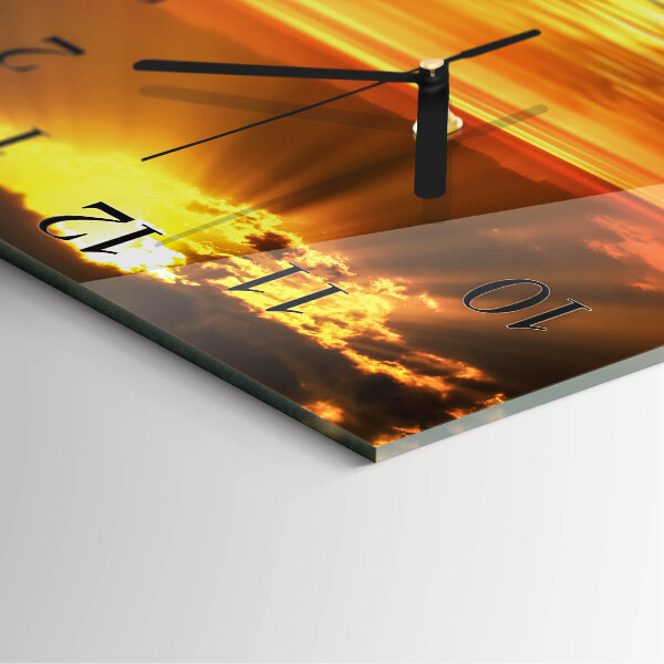 Orologio quadrato Tramonto