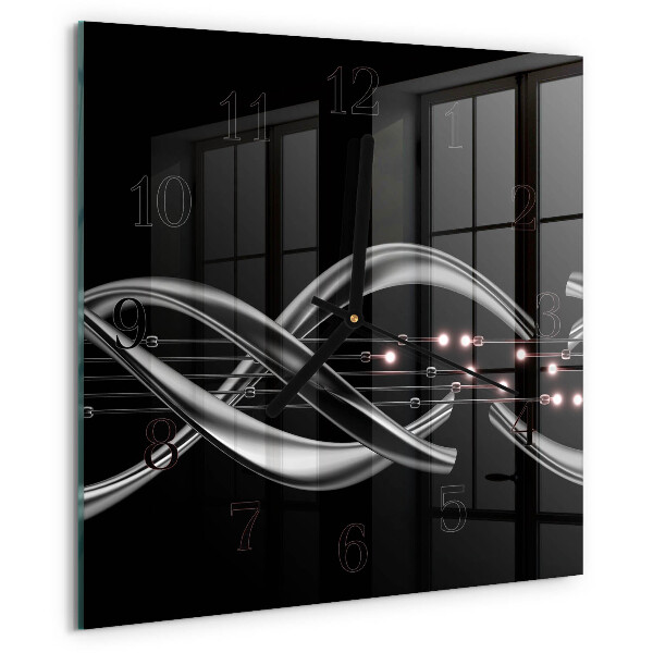 Orologio quadrato Astrazione