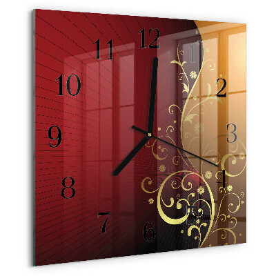 Orologio quadrato Astrazione