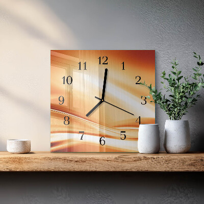 Orologio quadrato Astrazione