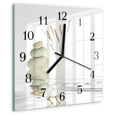 Orologio quadrato Pietre
