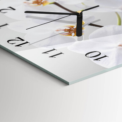 Orologio quadrato Orchidea