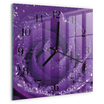 Orologio quadrato Rosa