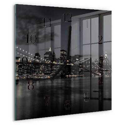 Orologio quadrato Ponte orizzontale